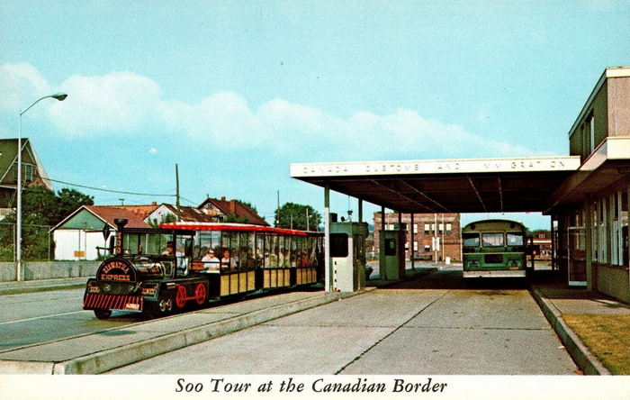 Soo Train Tours - Old Postcard (newer photo)